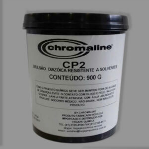 Emulsão serigráfica diazóica - Chromaline CP2 de rápida exposição, alta durabilidade e resistência.