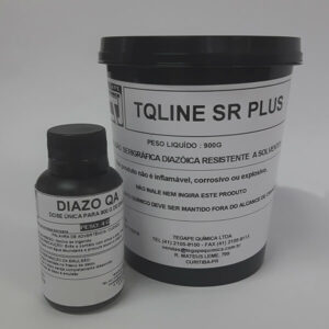 Emulsão serigráfica – TQ Line SR Plus - Emulsão diazóica econômica, resistente a solventes.