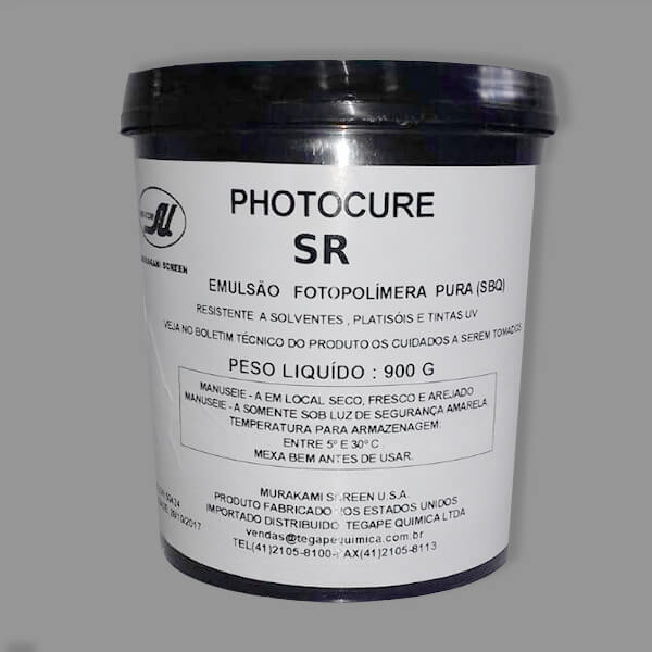 Emulsão serigráfica - Murakami PhotocureSR - Emulsão fotopolímera pura