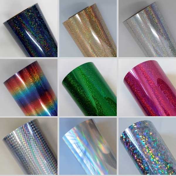 filme holográfico cristal multicor arco iris